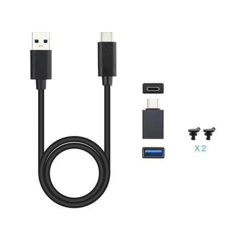 Caja Externa M.2 Usb-c Tooq Tqe-2280b Para M.2 Nvme Pcie Usb 3.1 Gen2 Negra