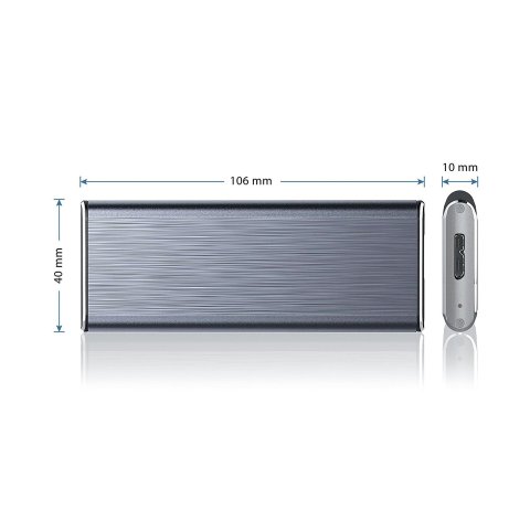 Caja Externa M.2 Usb-c Conceptronic Ssd M.2 Sata3 Usb-c 3.1 *no Admite Pcie   Nvme