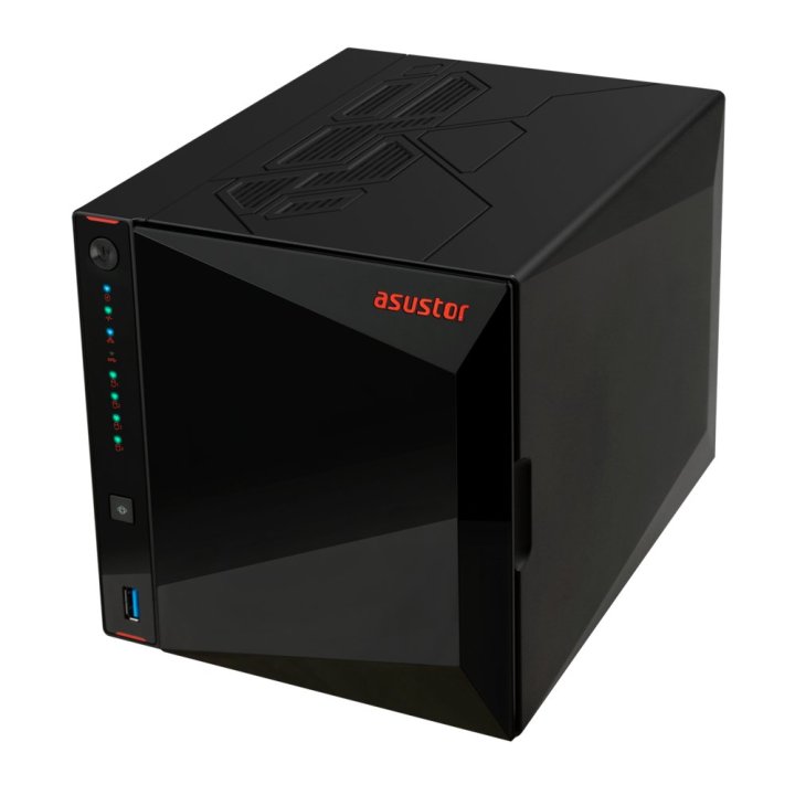 Servidor Nas Asustor Nimbustor 4 Gen2 As5404t 4 Bahias 4xm.2 Nvme Celeron N5105 2.0ghz 4gb Hdmi Rj45 2x2.5gb 3xusb3.2