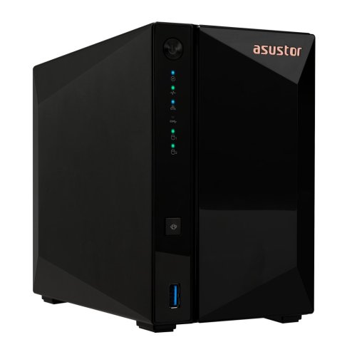 Servidor Nas Asustor Drivestor 2 Pro As3302t V2 2 Bahias Realtek Rtd1296 Quad 1.4ghz 2gb Lan 2.5 