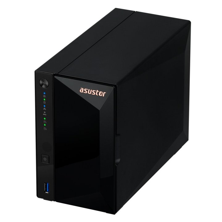 Servidor Nas Asustor Drivestor 2 Pro As3302t V2 2 Bahias Realtek Rtd1296 Quad 1.4ghz 2gb Lan 2.5 