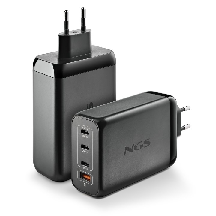Cargador De Pared Ngs Bud 240w Gan 3xusb-c 1xusb-a