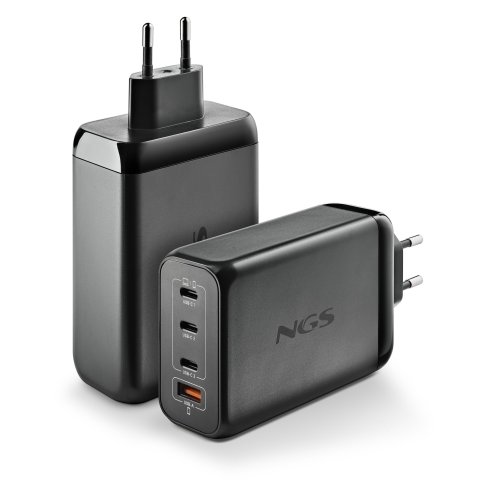 Cargador De Pared Ngs Bud 240w Gan 3xusb-c 1xusb-a