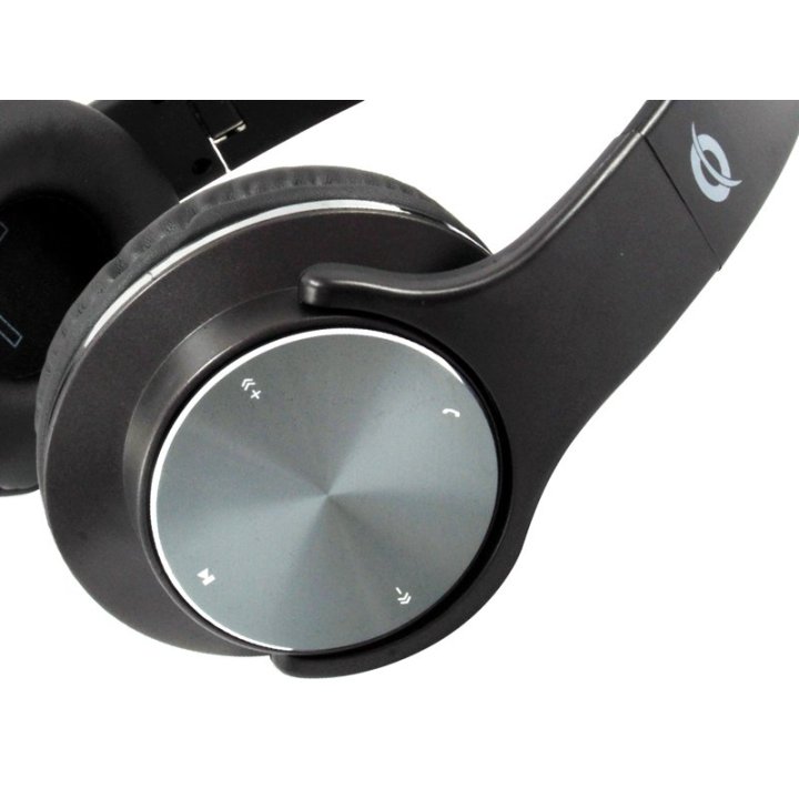 Headset Bluetooth Concetronic Eligio Con Funcion Altavoz  Manos Libres Reproduce Desde  Microsd Color Negro