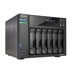 Servidor Nas Asustor Lockerstor As6706t 6 Bahias 3.5" 4 X M.2 Nvme Celeron N5105 Quad Jasper Lake 2.0ghz 4gb 2x2.5gbe Pciex1 