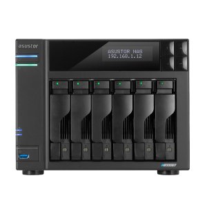 Servidor Nas Asustor Lockerstor As6706t 6 Bahias 3.5" 4 X M.2 Nvme Celeron N5105 Quad Jasper Lake 2.0ghz 4gb 2x2.5gbe Pciex1  2
