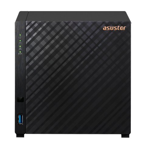 Servidor Nas Asustor As1104t 4 Bahias Realtek Rtd1296 Quad Core 1.4ghz 1gb Raid 0,1 Jbod Lan 2.5gbe Sata6gb Usb 3.1