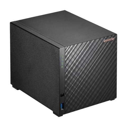 Servidor Nas Asustor As1104t 4 Bahias Realtek Rtd1296 Quad Core 1.4ghz 1gb Raid 0,1 Jbod Lan 2.5gbe Sata6gb Usb 3.1