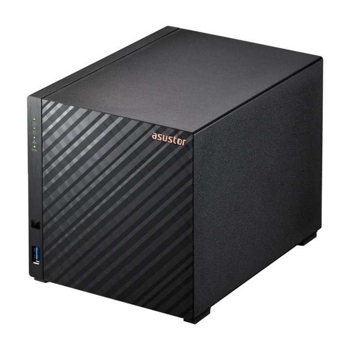 Servidor Nas Asustor As1104t 4 Bahias Realtek Rtd1296 Quad Core 1.4ghz 1gb Raid 0,1 Jbod Lan 2.5gbe Sata6gb Usb 3.1
