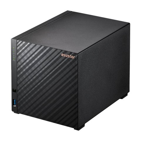 Servidor Nas Asustor As1104t 4 Bahias Realtek Rtd1296 Quad Core 1.4ghz 1gb Raid 0,1 Jbod Lan 2.5gbe Sata6gb Usb 3.1