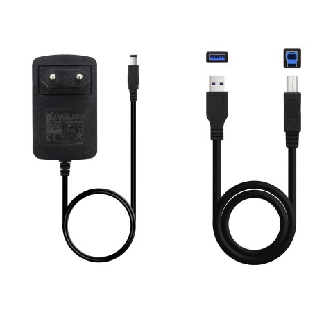 Docking Station Tooq Tqds-802dw 2,5" 3,5" Sata Usb 3.1 Funcion Clonacion Otb Negra-blanca