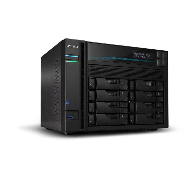 Servidor Nas Asustor As6508t 8 Bahias Atom C3538 Quad Core Denverton 2.1ghz 8gb 2x2.5gbe 2x10gbe Raid 0,1 Jbod Sata6gb Usb 3.
