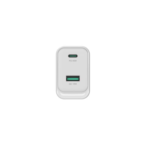 Cargador De Pared Quick Charge 3.0 Pd  Pps 1 Puerto Usb-c 1 Puerto Usb-a Conceptronic Althea 45w 
