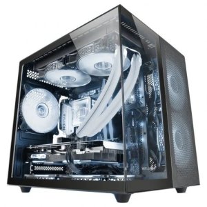 Caja Microatx Gaming Mars Gaming Mcfusionm Cristal...