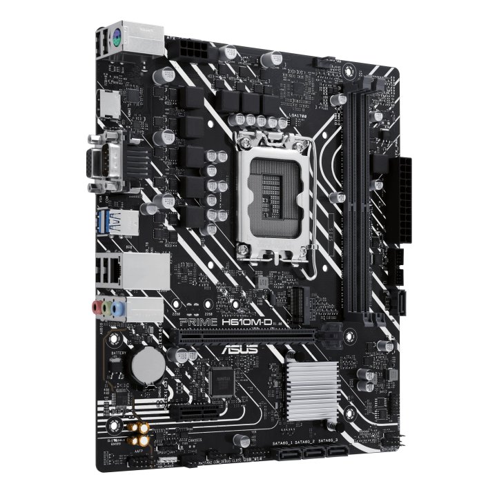 Pb Asus Prime H610m-d M-atx 2xddr5 Skt1700 Gen 12º 13 Vga Hdmi M.2 G-lan Usb3.2