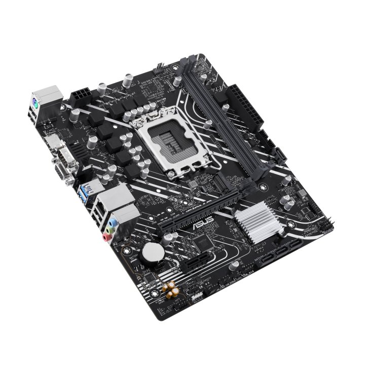 Pb Asus Prime H610m-d M-atx 2xddr5 Skt1700 Gen 12º 13 Vga Hdmi M.2 G-lan Usb3.2