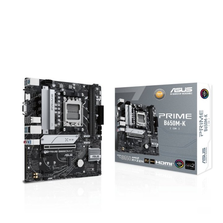 Pb Asus Prime B650m-k Skt Am5,b650,usb 3.2 Gen 2,aura,mb