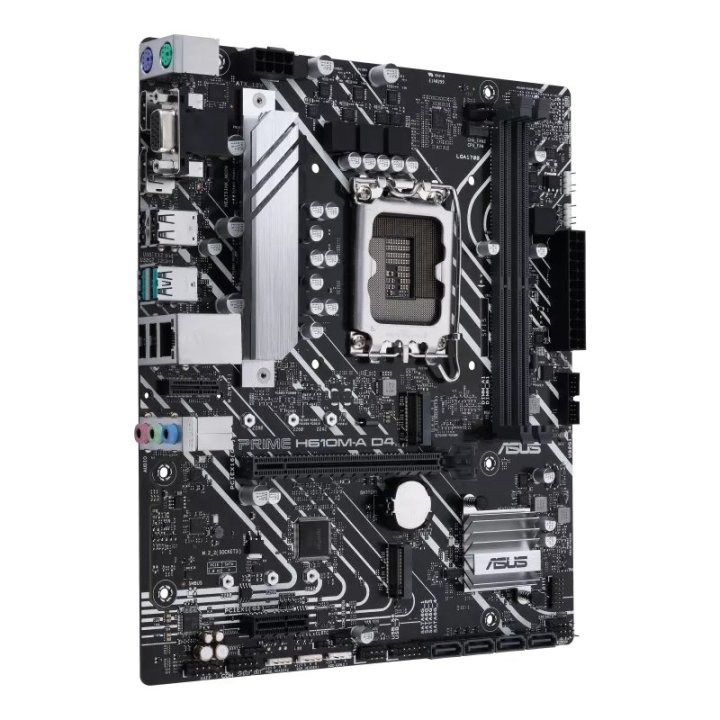 Pb Asus Prime H610m-a D4-csm Sk 1700 Intel Gen 12ª 13ª 2xddr4 Displayport Vga Hdmi M.2x2 4xsata 6gb Giga Lan
