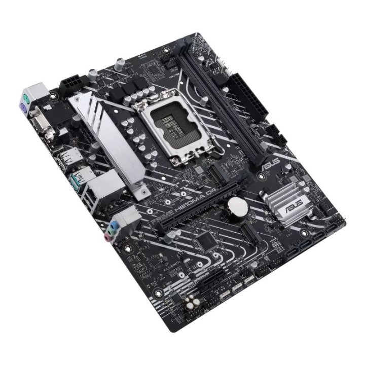 Pb Asus Prime H610m-a D4-csm Sk 1700 Intel Gen 12ª 13ª 2xddr4 Displayport Vga Hdmi M.2x2 4xsata 6gb Giga Lan