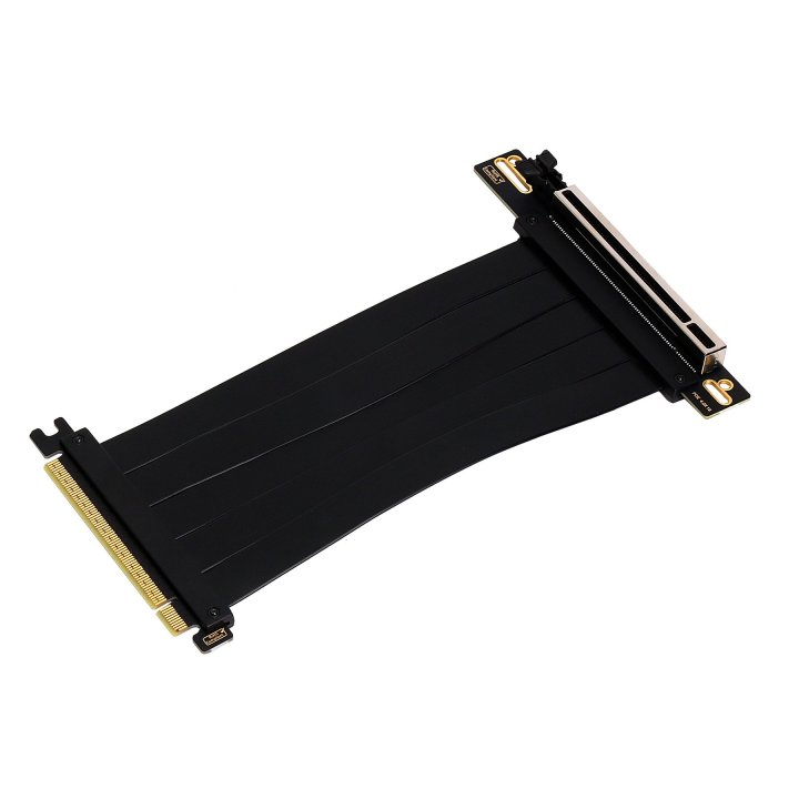 Cable De Extension Abysm Ab461701 Riser Pcie 4.0 X16 Flexible Negro Intel amd