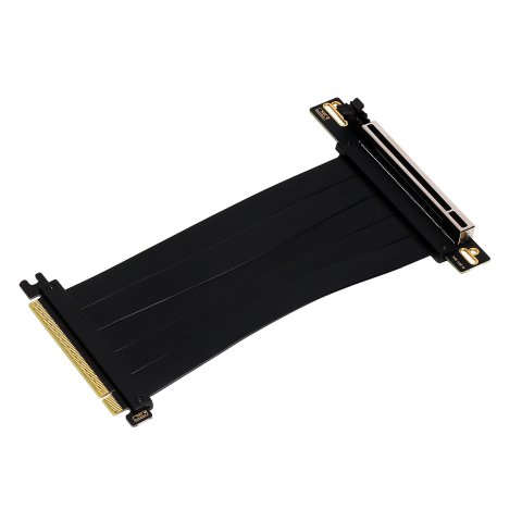 Cable De Extension Abysm Ab461701 Riser Pcie 4.0 X16 Flexible Negro Intel amd