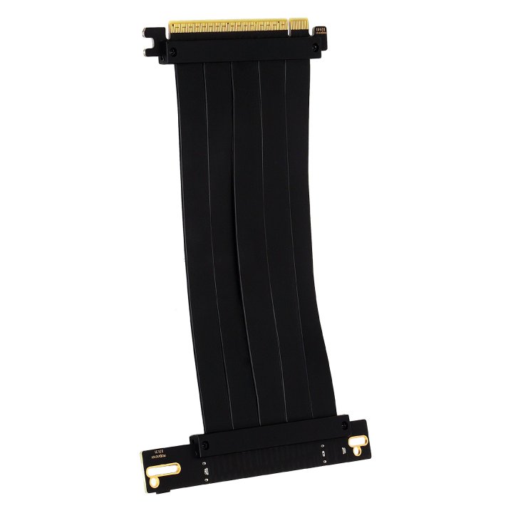 Cable De Extension Abysm Ab461701 Riser Pcie 4.0 X16 Flexible Negro Intel amd