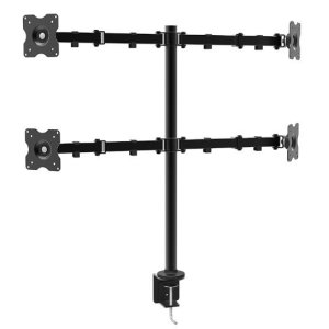 Soporte De Mesa Approx Appsmf02 Para 4 Pantallas De 10" - 27" Brazos Con 1 Codo Y Soportes Orientables Max. Vesa 200x200 Hast
