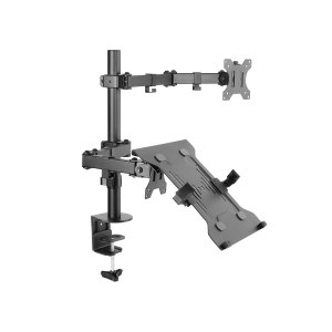 Soporte De Mesa Equip 650119 Para 1 Pantalla 13"-32" Doble Brazo 2 Pantallas O 1 Pantalla + 1 Portatil (bracket Para 1 Pantal