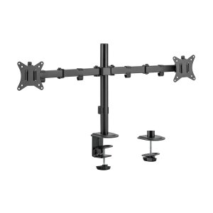 Soporte De Mesa Equip 650157 Para 2 Pantallas 17"-32" De Brazo Inclinable Y Giratorio 360§ Max. Vesa 100x100 Hata 9kg Por Pan