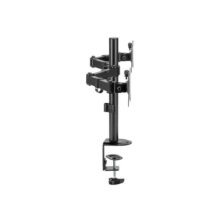 Soporte De Mesa Equip 650157 Para 2 Pantallas 17"-32" De Brazo Inclinable Y Giratorio 360§ Max. Vesa 100x100 Hata 9kg Por Pan