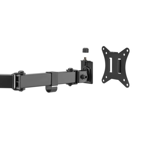 Soporte De Mesa Equip 650157 Para 2 Pantallas 17"-32" De Brazo Inclinable Y Giratorio 360§ Max. Vesa 100x100 Hata 9kg Por Pan