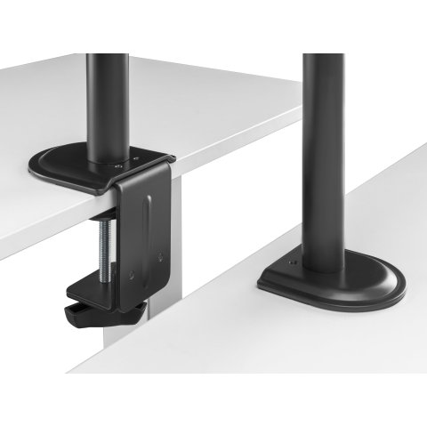 Soporte De Mesa Equip 650157 Para 2 Pantallas 17"-32" De Brazo Inclinable Y Giratorio 360§ Max. Vesa 100x100 Hata 9kg Por Pan