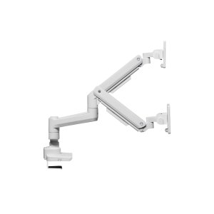 Soporte De Mesa Equip 650183 Para 2 Pantalla De 17"-35" Blanco Max. 20kg Por Pantalla Max.vesa 100x100 Resorte De Gas 2