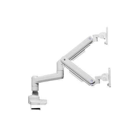 Soporte De Mesa Equip 650183 Para 2 Pantalla De 17"-35" Blanco Max. 20kg Por Pantalla Max.vesa 100x100 Resorte De Gas