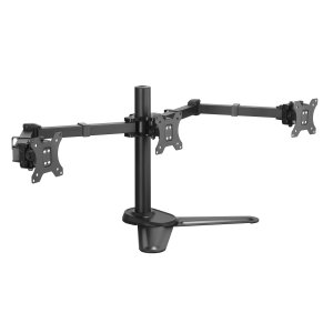 Soporte De Mesa Con Base Equip 650125 Para 3 Pantallas 13"-27" Doble Brazo Vesa Standard Hasta 8kg 2