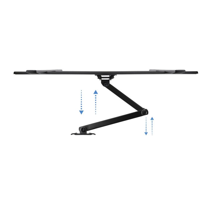 Soporte De Pared Tooq Lp6070tn-b Para 1 Pantalla 37-70" Max. 50kg Vesa Max. 600x400 Doble Brazo Negro