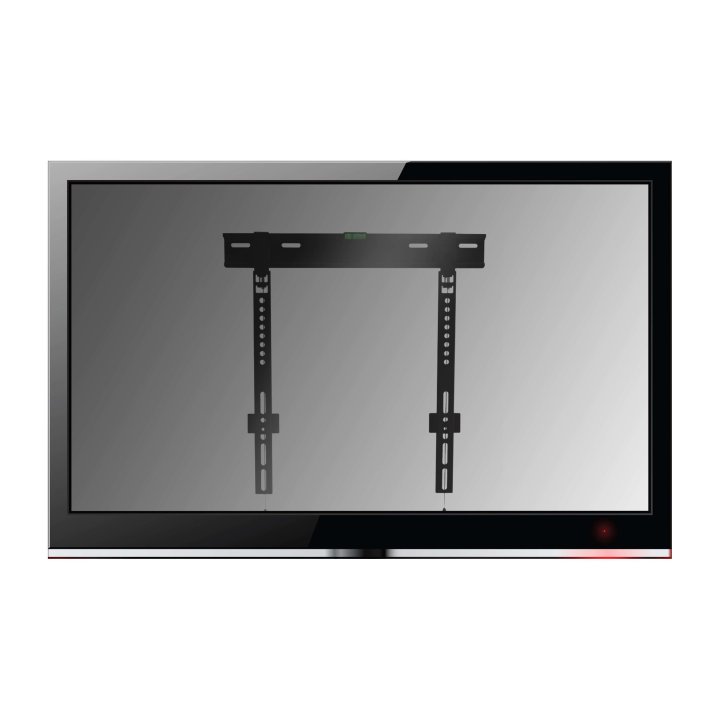 (km0) Soporte De Pared Fijo Equip 650363 Para Pantalla 32"- 55" Slim Cash30 A Pared Fijo 9mm 11mm Vesa Max 400x400