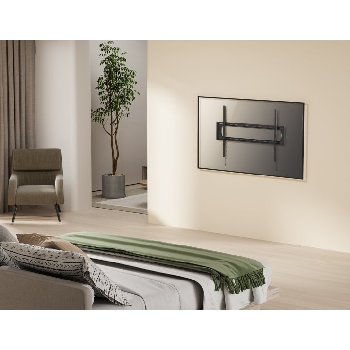 Soporte De Pared Fijo Equip Para Pantalla 60"- 120" Heavy Duty Max. 120kgs Vesa Max 900x400