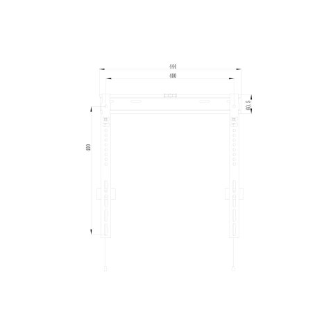 Soporte De Pared Fijo Equip 650363 Para Pantalla 32"- 55" Slim Distancia A Pared Fijo 9mm 11mm Vesa Max 400x400
