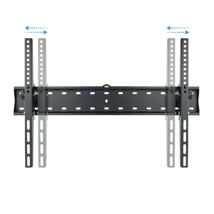 Soporte De Pared Fijo Tooq Lp4270t-b Para Pantalla 37-70" Max. 40kg Vesa Max. 600x400 Inclinacion Negro