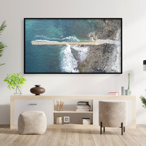 Soporte De Pared Fijo Tooq Lp4390f-b Para Pantalla 43-90" Max. 70kg Vesa Max. 800x400 Negro