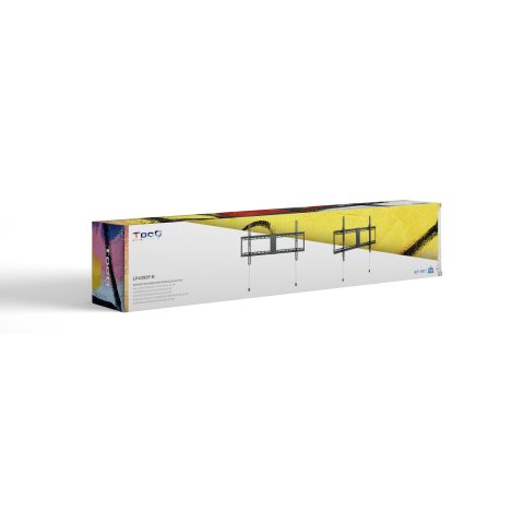 Soporte De Pared Fijo Tooq Lp4390f-b Para Pantalla 43-90" Max. 70kg Vesa Max. 800x400 Negro