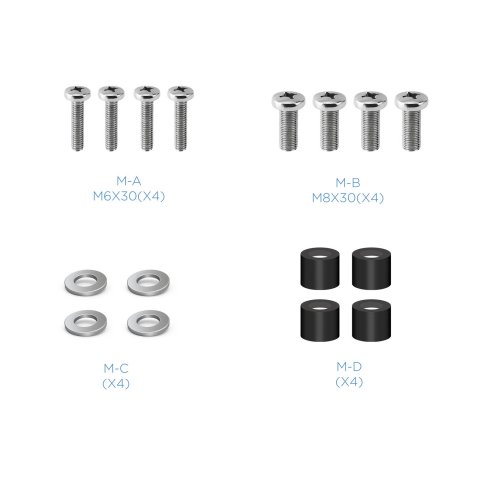 Soporte De Pared Fijo Tooq Lp4255t-b Para Pantalla 32-55" Max. 40kg Vesa Max. 400x400 Inclinacion Negro