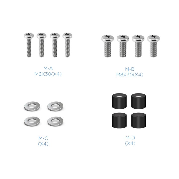 Soporte De Pared Fijo Tooq Lp4155f-b Para Pantalla 32-55" Max. 40kg Vesa Max. 400x400 Negro
