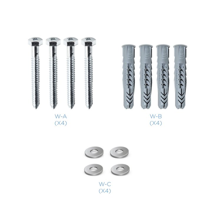 Soporte De Pared Fijo Tooq Lp4155f-b Para Pantalla 32-55" Max. 40kg Vesa Max. 400x400 Negro