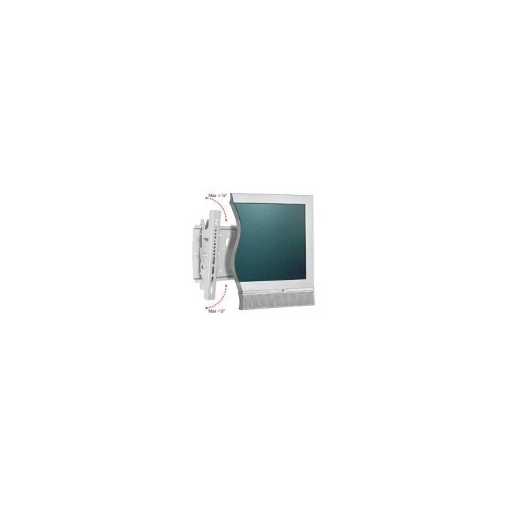 Soporte De Pared Fijo Omb Monoplasma-s Para Tv Orientable Verti. +-15§ Vesa 50  75  100  200 + Brazo De Regalo Twisplama