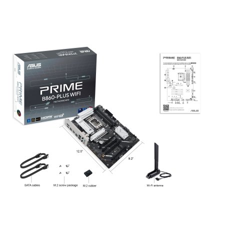 Pb Asus Prime B860-plus Wifi Intel Skt1851 Atx 4xddr5-sdram Displayport Hdmi Usb 3,2 C 3xusb 3,2 Gen4xusb,2,0