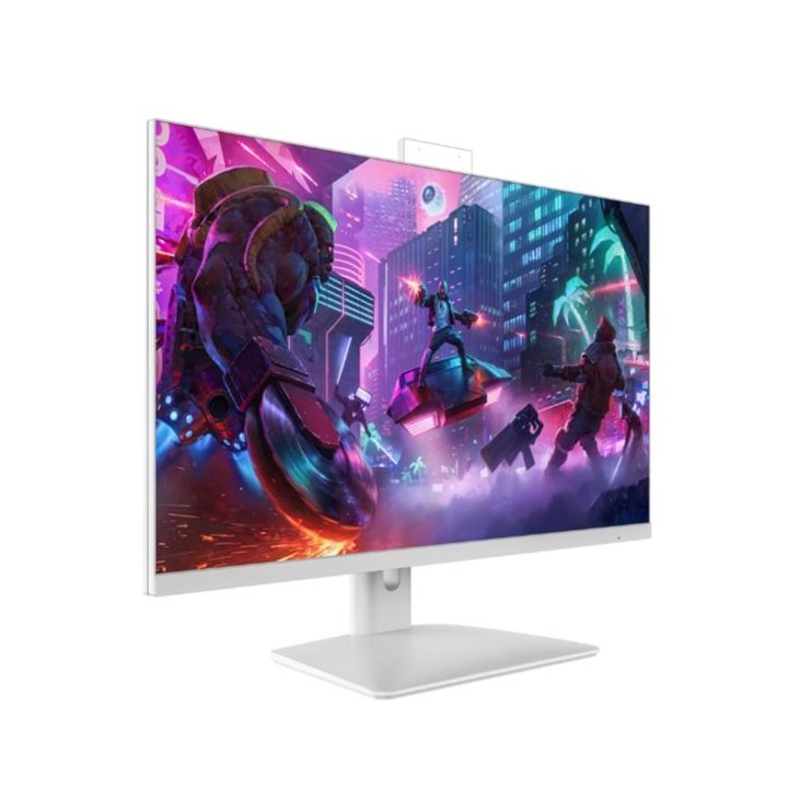 Monitor 24" Dp Hdmi Vga Nilox Nxm24regweb01 Ips Fhd 75hz 5ms 250cd m 2x2w Webcam Vesa 100x100 Blanco