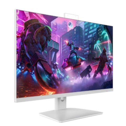 Monitor 24" Dp Hdmi Vga Nilox Nxm24regweb01 Ips Fhd 75hz 5ms 250cd m 2x2w Webcam Vesa 100x100 Blanco