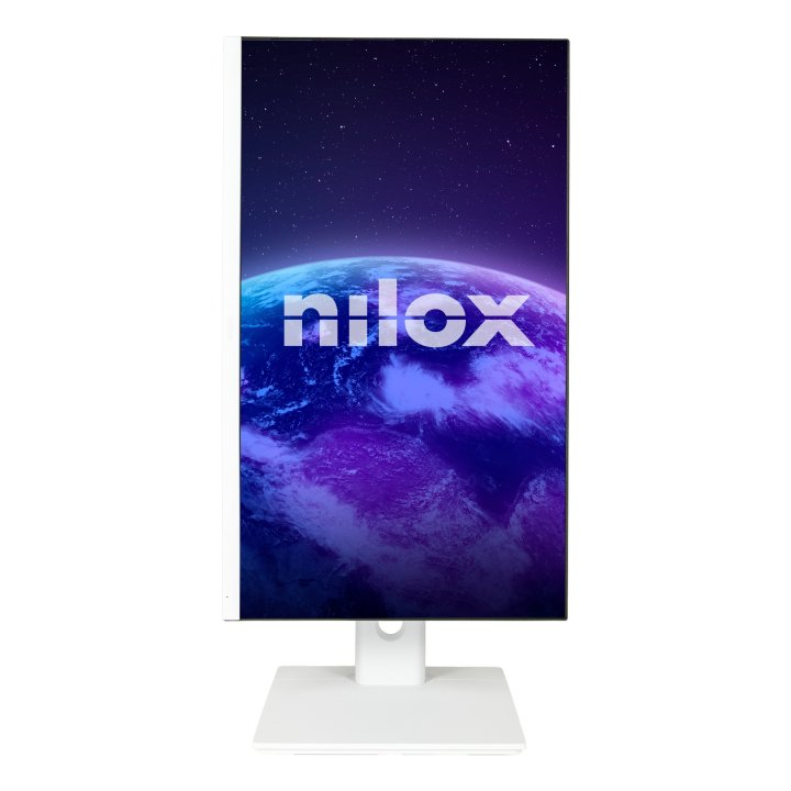 Monitor 24" Dp Hdmi Vga Nilox Nxm24regweb01 Ips Fhd 75hz 5ms 250cd m 2x2w Webcam Vesa 100x100 Blanco
